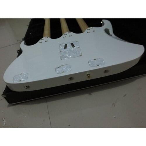 Double neck guitar 6 strings and 12 strings three neck guitar,special Tailpiece,tremolo bridge,HSH pickups