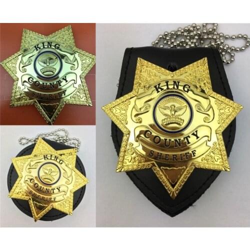 State of Rick Grimes King County from the Gruesome Walking Dead Television Series As a Pop Replica Movie Prop Pin Badge Gifts