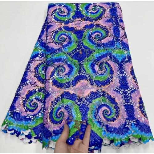 New arrival fashion African Sequins Lace Fabric High Quality Ghana Handmade Mesh Lace Fabric French Tulle For Nigerian Evening