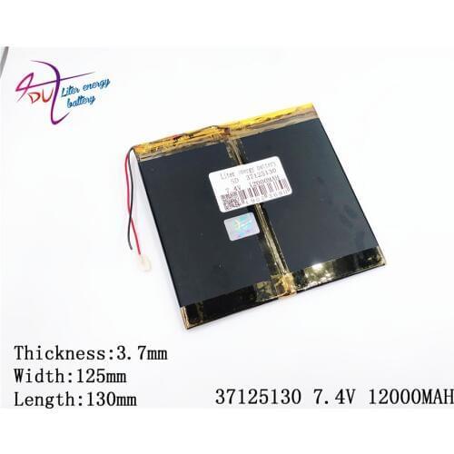 Liter energy battery 37125130 7.4V 12000mAH 35125130 Li-ion battery for M6,M6Pro ,M6Pro 3G ,Freelander PD800 Tablet PC