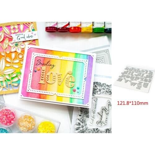 2020 Hot A-Z Alphabets English Words Metal Cutting Dies Stencils For DIY Scrapbooking Paper Card Making Decor Craft Newest 2020