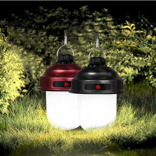 Mini Camping Lantern IPX4 Waterproof Hanging Tent Lantern with Charging Function For Emergency Camping Hiking Cycling