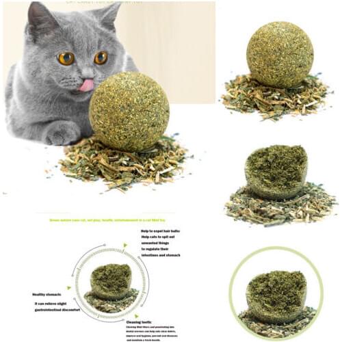 2020 New Hot Fashion Pet Cat Treats Toys Natural Catnip Mint Ball Toy for Cat Teaser Playing Chew Toy костюм для собак