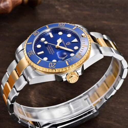 Pagani Design Automatic Mechanical Watch Fashion Men Wristwatch 316L Stainless Steel Material Sapphire Glass 10Bar Diving Watch