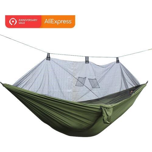 Mosquito Net Parachute Hammock Hamacas Camping Hamac