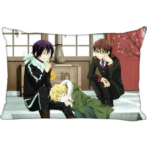 Custom Pillowcase Cover Noragami Rectangle Zipper Pillow Cover Print Your Pictures 40x60cm45X75cm50X75cm(Two sides)