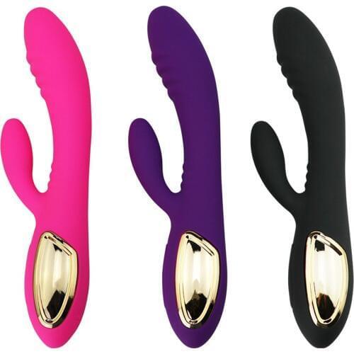 New G Spot Dildo Vibrator for Women Dual Vibration Silicone Waterproof Female Vagina Clitoris Massager Sex Toys For Woman ST657