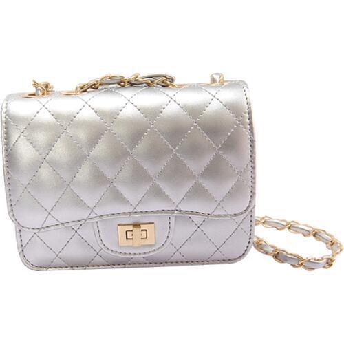 The new spring and summer 2017 Fashion Handbag Bag Mini Handbag rhombus Chain Bag Shoulder Satchel