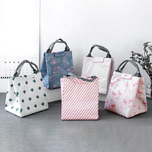 Oxford Cloth Lunch Box Bag Insulation Durable Lunch Bag Women Kids Supplies Waterproof Portable Food Tote