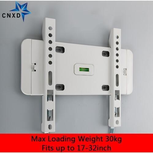 Slim LCD LED Plasma Fixed TV Wall Mount Bracket 14~32 Inch Max VESA 200*200mm Super Strong 88lbs Weight Capacity