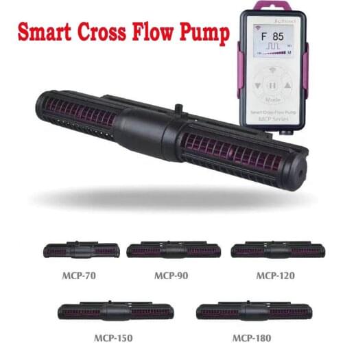 New MCP Series Smart Cross Flow Pump Crystal Display with WiFi Control Silent Cycle Liquid Aquarium Wave Pump Flow Pump