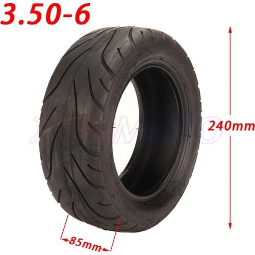 High Quality 3.50-6 Tubeless Tire 90/65-6 Thickened Tyre for Electric Scooter Accessories