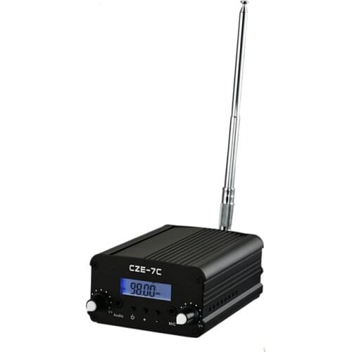 0-1w-2w-3w -4w-5w-6w-7w Adjustable Watts 5w FM Transmitter