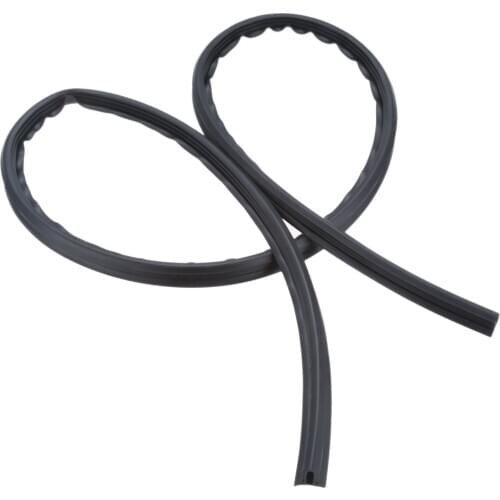 1Pc 1.6m/5.25ft Auto Sealing Strips Car Dashboard Windshield Waterproof Noise Soundproof Anti-Dust Seal Strip Trim Black Color