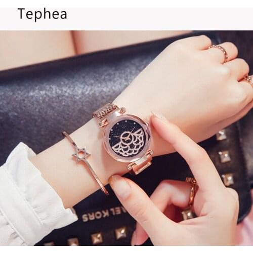 2019 Brand Luxury Diamond Magnetic Women Watches Starry Sky Ladies Wrist Watch For Montre Femme Female Clock relogio feminino