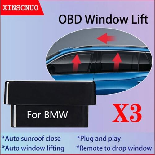 OBD Auto Car Windows Closer lift For BMW X3 2018 2019 2020 Vehicle Glass Door Sunroof Opening Closing Module System
