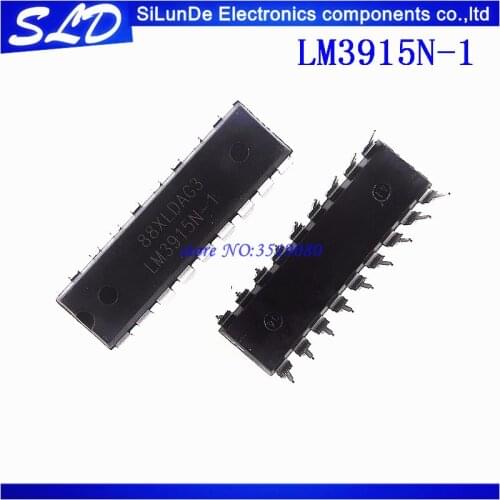 Free Shipping 100pcs/lot LM3915N-1 LM3915N LM3915 DIP-18 LED Lighting Drivers DOT/BAR DISPLAY DRVR
