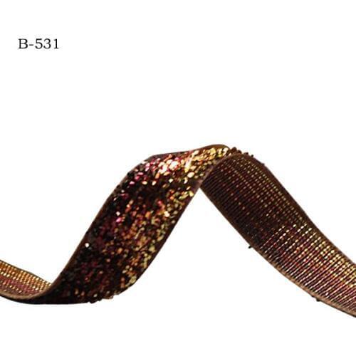 5/8"(15mm) Glitter Velvet Ribbon