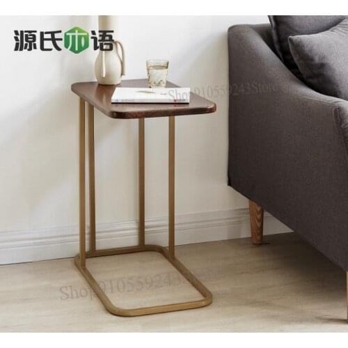 Solid Wood Side Table Oak Seating Corner Table Modern Minimalist Sofa Side Table Nordic Small Apartment Coffee Table