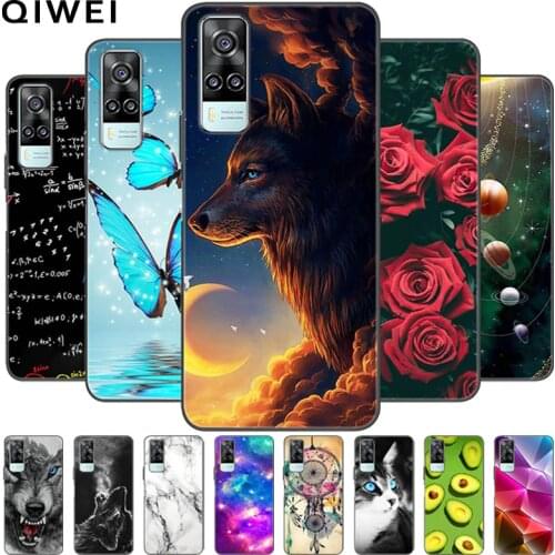 For Vivo Y31 2021 Case Black Bumper Soft Silicone Cover For Vivo Y31 Y 31 2021 Phone Cases For Vivo V2036 Protective Shell Coque