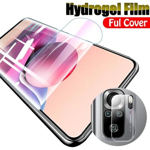 For Redmi Note 10 Hydrogel Film Screen Protector For Xiaomi Redmy Note10 Pro 10Pro Max 10s Front Safety Films Camera Lens Glass