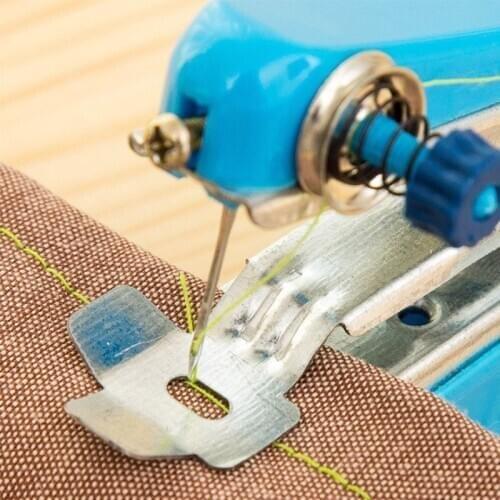 Hot Sale Mini Portable Needlework Cordless Mini Hand-Held Clothes Fabrics Sewing Machine Sewing Tools