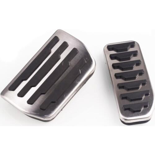 AT Car Brake Fuel Gas Accelerator Foot Pedal Cover For Land Rover Evoque 2010 2011 2012 2013 2014 2015 Car