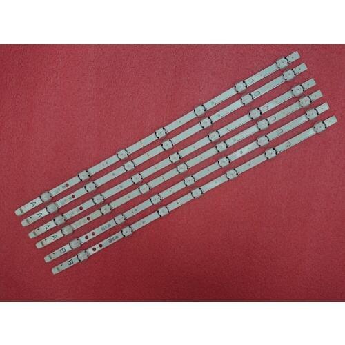 New original 5set=30pcs LED backlight strip for Toshiba 49U5766DB VESTEL 49 UHD DRT VNB A B VES490QNDL-2D-N11 VES490QNDS-2D-U11