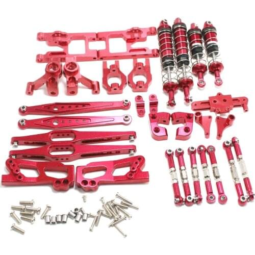 12428 Upgrade Accessories Kit For Wltoys 12428 12423 12427 Feiyue Fy03 Q39 Q46 1/12 Rc Car Universal Parts,Red