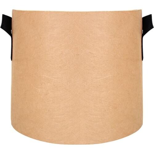 Plant Growing Bag Plant Growth Bag Planting Container Flower Pot 15 Gallon Non-woven Breathable Garden Plant Growing Bag Tools