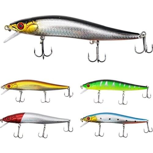 5-color 14cm22g Luya Bait Floating Bionic Bait Mino Sea Fishing Fresh Water Killing Perch and Cocklebur