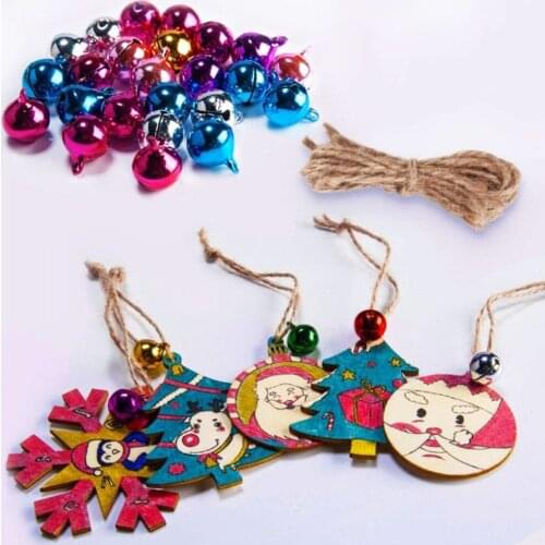Mixed Xmax Tree Hanging Decorations Wood Hanging Pendants Decoration Natural Wooden DIY Crafts Home Xmas Ornament