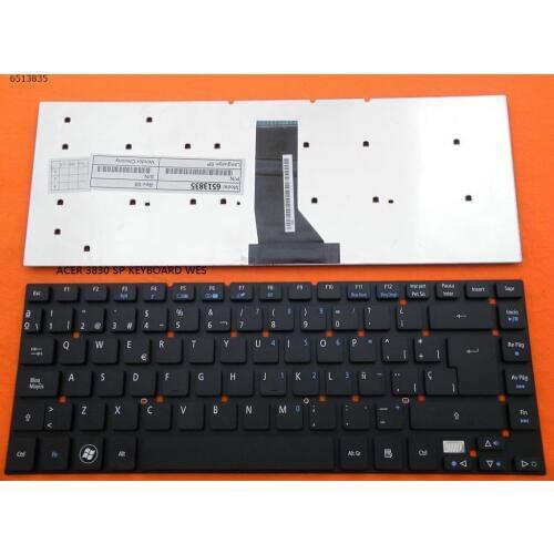 Brand New SP Spanish Teclado laptop Keyboard For Acer Aspire 3830 3830t 3830G 3830TG 4830 4830t 4830G 4830TG 4830Z 4755 black