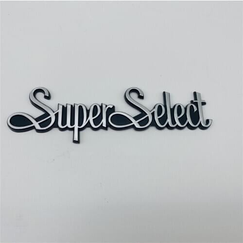 For Toyota Crown Super Select Emblem Rear Tail Logo Letters Badge Nameplate Car Custom Stickers Superselect