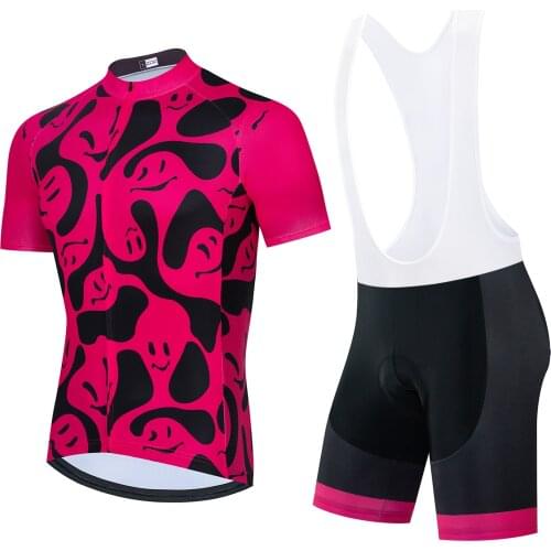 Red ghost face funny Cycling Clothing Men Cycling Set Bike Clothing Breathable Bike Wear Clothes Maillot Ropa Ciclismo
