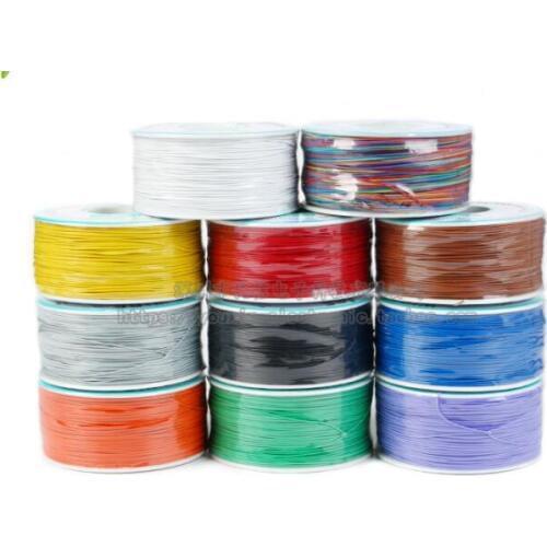 30AWG Single conductor Circuit board flywire OK cable multicolor 250M/1reel