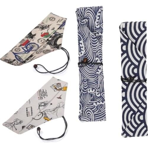 5Pcs Tableware Bag Portable Flip Cover Type Cutlery Case Kitchen Students Household Utensils Dinnerware Bag For Dinner Set