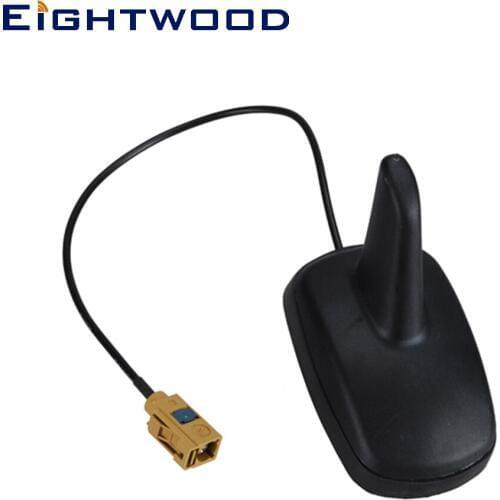 Eightwood Car Shark Fin Roof Mount Antenna Aerial Satellite Radio Fakra K Jack Female Connector for JVC Sony Pioneer