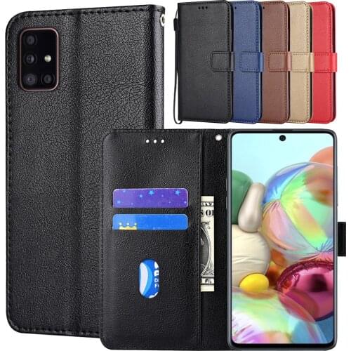 Case For Samsung J2 Pro J3 J4 Plus 2018 F41 M01 Core M10 M21 M30 s M31 M31S M40 M51 M11 M12 M20 J2Prime Wallet Leather Case
