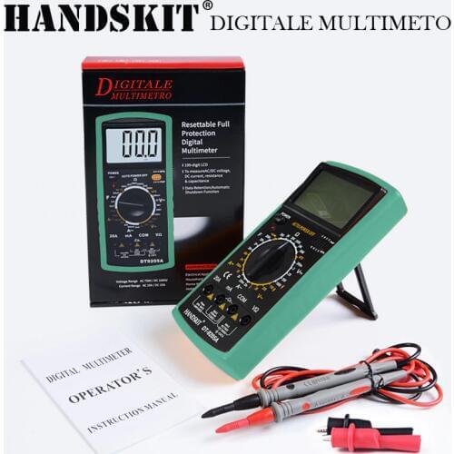 Digital Multimeter Multifunctional LCD AC DC AMP Automatic Multimeter Ammeter Resistance Capacitance Meter Repair Tool