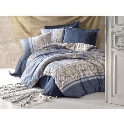 Cottonbox Earth Greenhouse Double Personality Duvet cover set Navy Blue