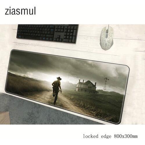 The walking dead game pad mouse cheapest computer gamer mouse pad 800x300x2mm padmouse HD print mousepad ergonomic office mats