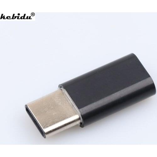 Kebidu 1pcs Mini Type-C USB 3.1 Connector Type C Male To Micro Usb Cable Adapter Converter for Macbook for Xiaomi Fast Data Sync