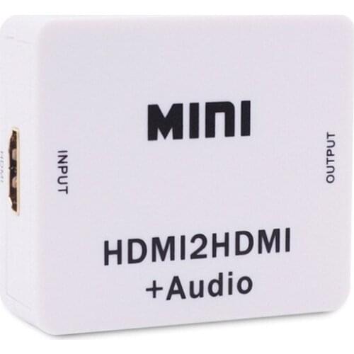 Converter HDMI-Compatible Audio Extractor Converter Audio Extractor RCA Support 1080P With L/R +Audio3.5 Output Box