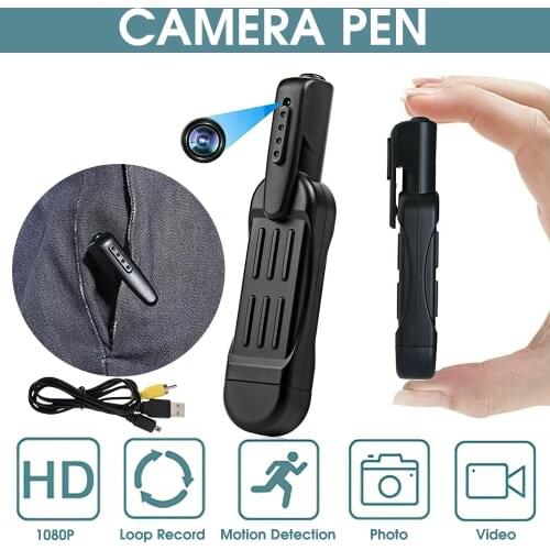 Mini Recorder Hidden Video Recorder Motion Camera Tiny Voice Recorder 720P 1080P HD Chargable with Microphone for Meeting Sport