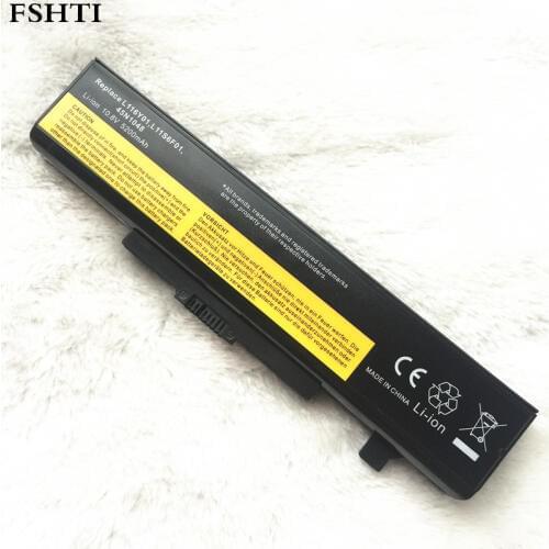 New 6 Cells Laptop Battery FOR LENOVO G580 Z380 Y480 G480 V480 Y580 L11S6Y01 L11L6Y01 L11O6Y01 L11S6F01 L11L6F01 L11P6R01