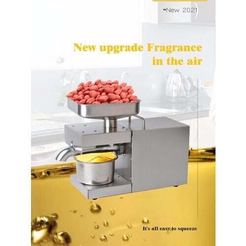 SUSWEETLIFE M9 new stainless steel oil press household commercial small full automatic hot and cold domestic oil press low noise