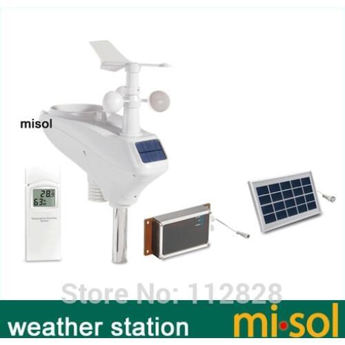 Professional weather station WCDMA/GSM, data upload to wunderground, SMS message