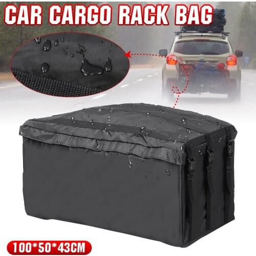 Waterproof Car Cargo Roof Bag Roof Top Luggage Carrier Travel Waterproof 218L Cargo Carrier Luggage Black Storage Bag For Cars