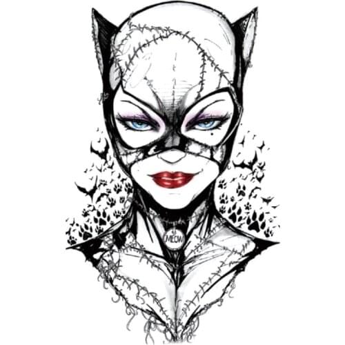 Tatoo devil Angel Waterproof Temporary Tattoo Sticker Brave knight Warrior Flash Tattoos Body Art Arm Fake Tatoo